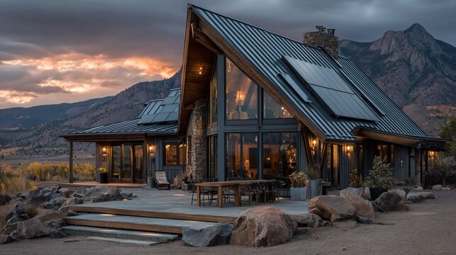 Passive solar houses designed for maximum sunlight use and thermal mass, ideal for renewable energy, efficiency, and green housing