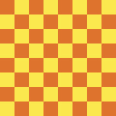 orange and yellow squares. seamless gingham pattern. seamless plaid pattern. seamless checked pattern	