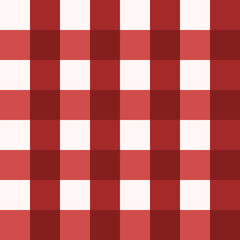 red and white checkered background. squares. seamless gingham pattern. seamless plaid pattern. seamless checked pattern.