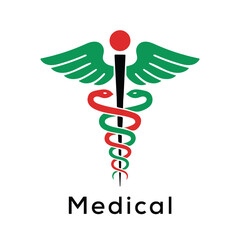 caduceus medical logo
