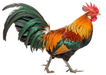 Fototapeta premium Rooster isolated on white background