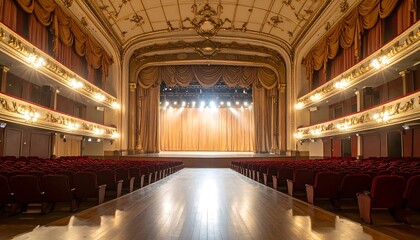 Obraz premium Theater Interior, Empty, Daytime