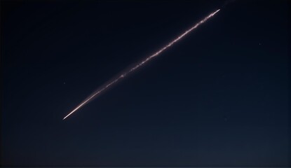 A dazzling fireball meteor explodes in a vibrant streak across the night sky, fragmenting beautifully., ultra detailed, 8k resolution, HDR, professional