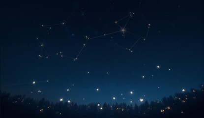 A breathtaking nightscape with constellations made of bioluminescent flowers and luminous vines drifting through space. Magical & ethereal. , ultra detailed, 8k resolution, HDR, professional