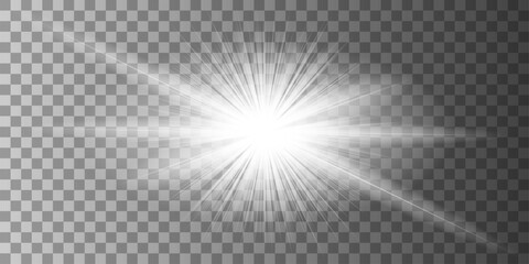 Light flare special effect. Illustration.
