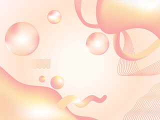 Modern pastel gradient abstract background featuring 3D spheres, fluid waves, and smooth curves. Ideal for web design, posters, branding, social media, and digital art projects with a soft aesthetic.