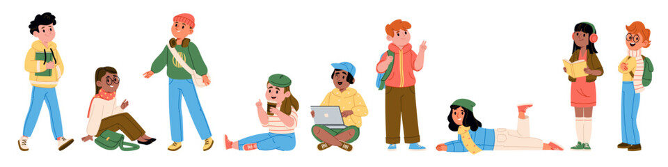 Group of Diverse Young People