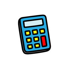 Simple Doodle Calculator Icon
