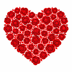 heart of roses