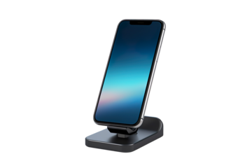 Smartphone Holder Mounted on a transparent background