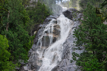 Shannon falls in Squamish, BC, Canada.