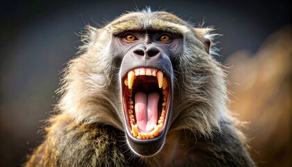 Angry Baboon Close  