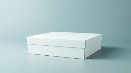 Naklejka premium Caja blanca para envíos