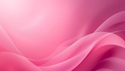 Obraz premium Flowing pink satin and silk textiles with a soft, smooth texture and delicate light and shadow curves create a serene backdrop