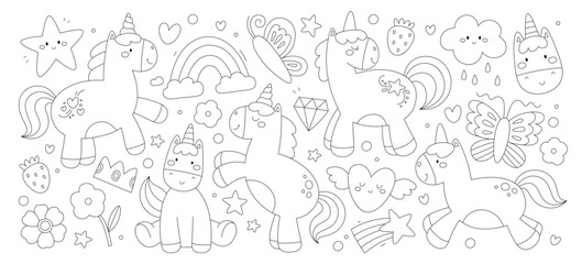 Unicorns and Magical Elements © Mykola Syvak