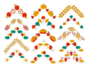 Autumn Harvest Patterns and Motifs