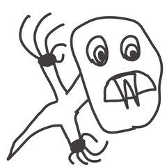 funny cartoon zombie