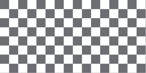 Black and white checker pattern vector illustration. Abstract checkered chessboard or checkerboard for game, grid with geometric square shape, race or rally flag and mosaic floor tile. EPS 10