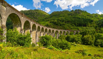 Fototapeta premium Scottish Viaduct Scenic View