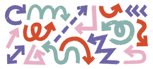 Abstract Arrows in Various Directions