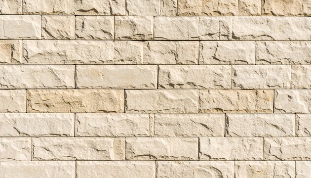 Beige brick wall texture