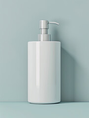 Envase blanco para jabón líquido