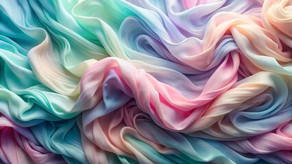 Soft pastel fabric folds with gentle texture