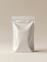 Paquete blanco resellable tipo pouch