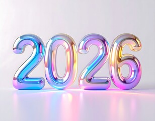 A surreal rebirth of a 2026 text, with its form transitioning between liquid and solid states, and a powerful, ethereal light glowing from within