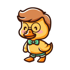 Obraz premium duckling illustration design