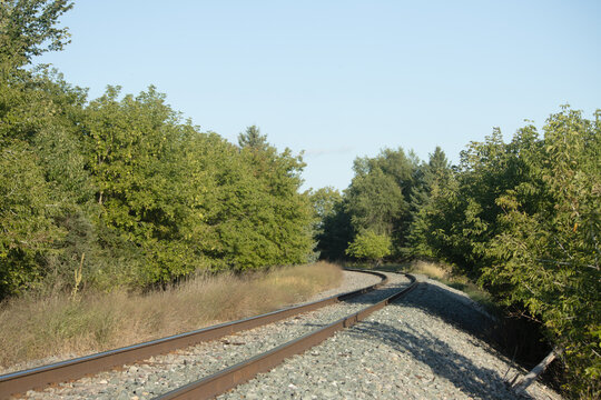 railway in the countryside