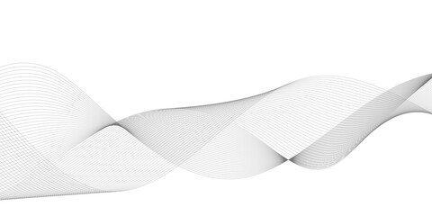 White abstract geometric curve lines background. Grey, white lines background. Digital future technology concept.