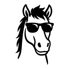 Horse with Sunglasses
