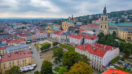 Fototapeta premium Panorama view of Przemysl in Poland