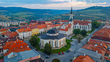 Sunset panorama view of Levoca, Slovakia © dudlajzov