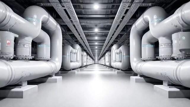 Technological Sense of Industrial Pipelines Extending Infinitely