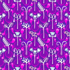Halloween ghost and witch bottle seamless cute cartoon pattern for wrapping paper and fabrics and kids clothes