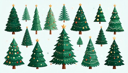 Collection of Christmas trees (1)