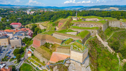 Fototapeta premium Panorama of Klodzko fortress in Poland