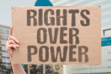 "Rights Over Power" demanding civil rights, resistance, and protection against abuse of authority.
JUSTICE. FREEDOM. SOLIDARITY. DEMOCRACY. DIGNITY. UNITY. VOICES.