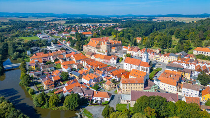 Obraz premium Panorama view of Horsovsky Tyn in Czech republic