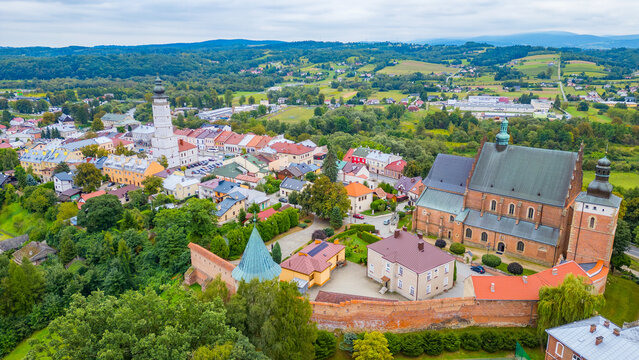 Panorama view of Biecz, Poland