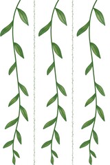 Vines and leaves line pattern wallpaper, decoration, fabric, textiles 