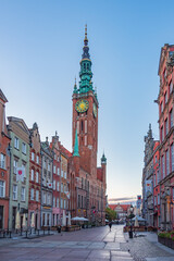 Fototapeta premium Town hall in Gdansk, Poland