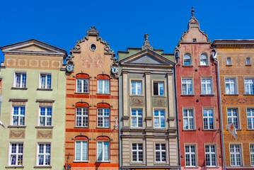 Obraz premium Colourful houses at Dlugi Targ square in Gdansk, Poland