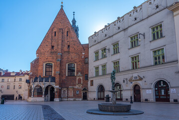 Fototapeta premium St. Mary's Basilica in Polish town Krakow
