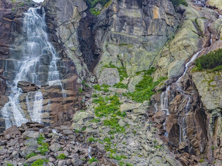 Skok waterfall in high Tatras national park in Slovakia © dudlajzov