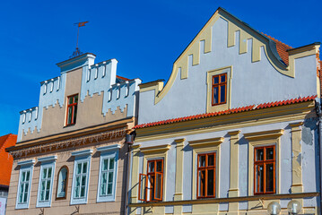 Obraz premium Masarykovo namesti square in Czech town Trebon