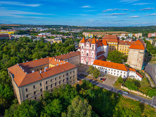 Fototapeta premium Louka monastery in Znojmo, Czech republic