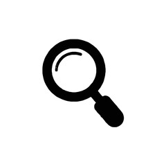 Vector art of magnifying glass icon